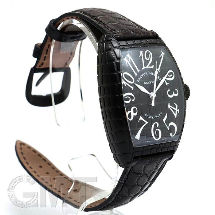 FRANCK MULLER ブラック 時計 Franck Muller Black Croco (8880SCBLKCROACB)