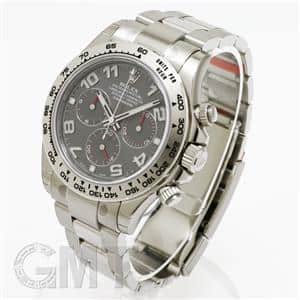 ロレックスデイトナ 純正 116509 シルバーアラビア文字盤 新品)ROLEX ロレックス デイトナ 116509 グレー アラビア（商品ID