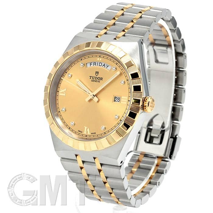 新品)TUDOR チューダー ロイヤル 41mm M28603 シャンパン 8Pダイヤ