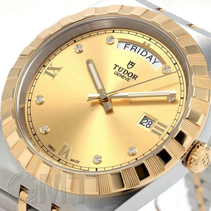 新品)TUDOR チューダー ロイヤル 41mm M28603 シャンパン 8Pダイヤ