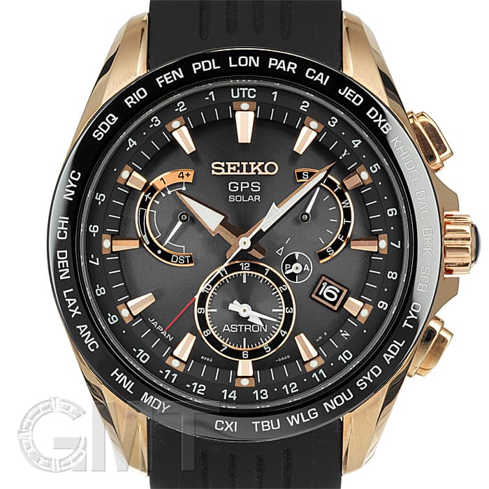 美品SEIKO ASTRON SBXB055 GPSソーラー アストロン ソーラーGPS時計］アストロン（ASTRON） 「デュアルタイム」 SBXB055
