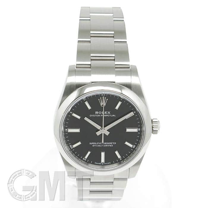 中古)ROLEX ロレックス オイスターパーペチュアル 124200 ブラック