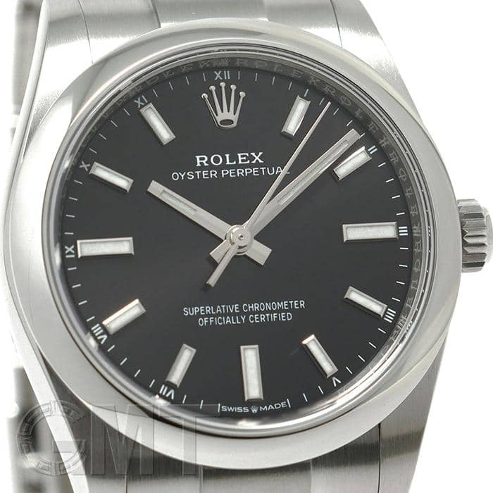 中古)ROLEX ロレックス オイスターパーペチュアル 124200 ブラック