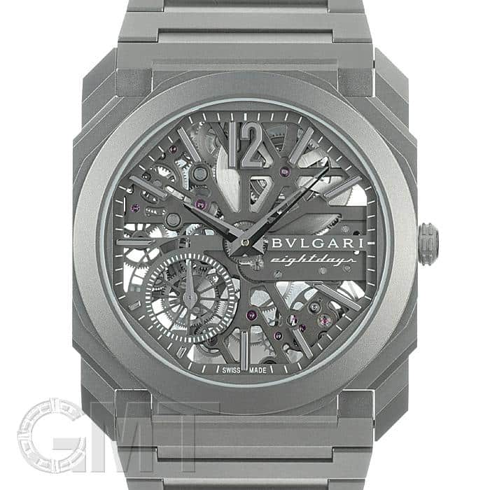 未使用)BVLGARI ブルガリ オクト フィニッシモ スケルトン 8デイズ