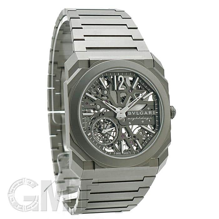 未使用)BVLGARI ブルガリ オクト フィニッシモ スケルトン 8デイズ