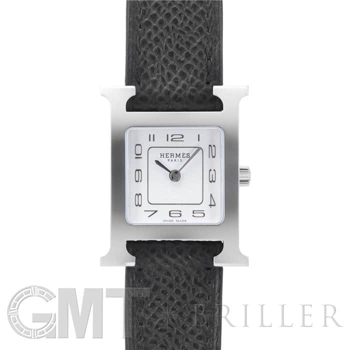 中古)HERMES エルメス Hウォッチ HH1.210.227 ホワイト ノワール（商品