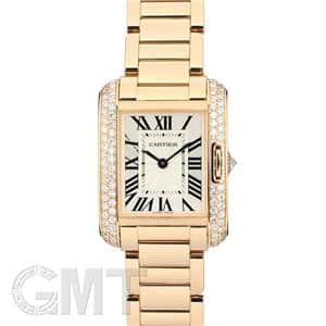 【美品】Cartier タンクアングレーズ ダイヤ付き レア 美品 TANK（Cartier） カルティエ 時計 レディース タンク アン