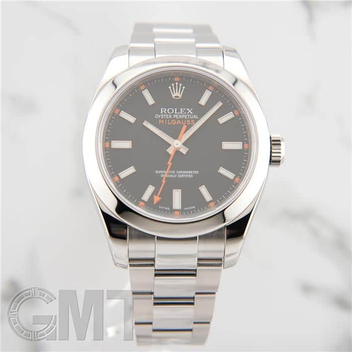 ロレックス ROLEX 未使用品 ミルガウス テープ付き 箱・保証書付き Ref 