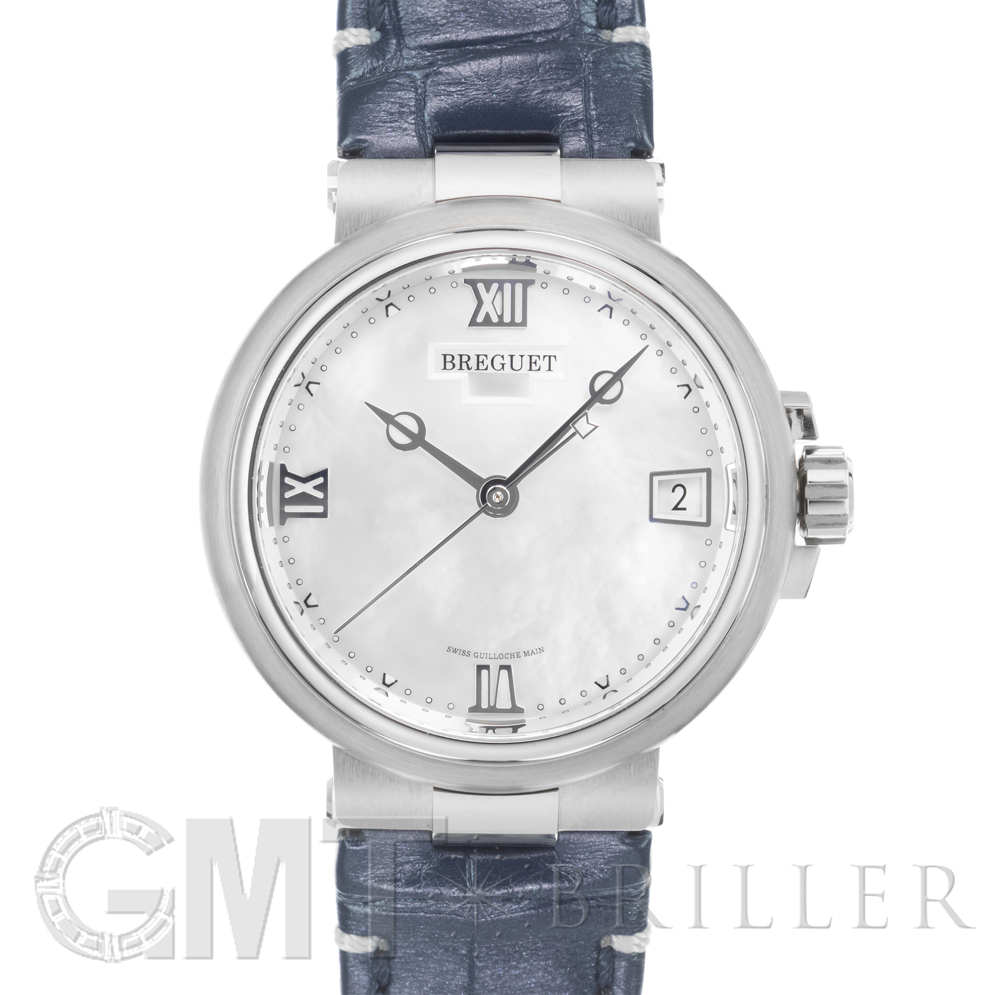 中古)BREGUET ブレゲ マリーン レディ 9517ST/5W/584【未使用品