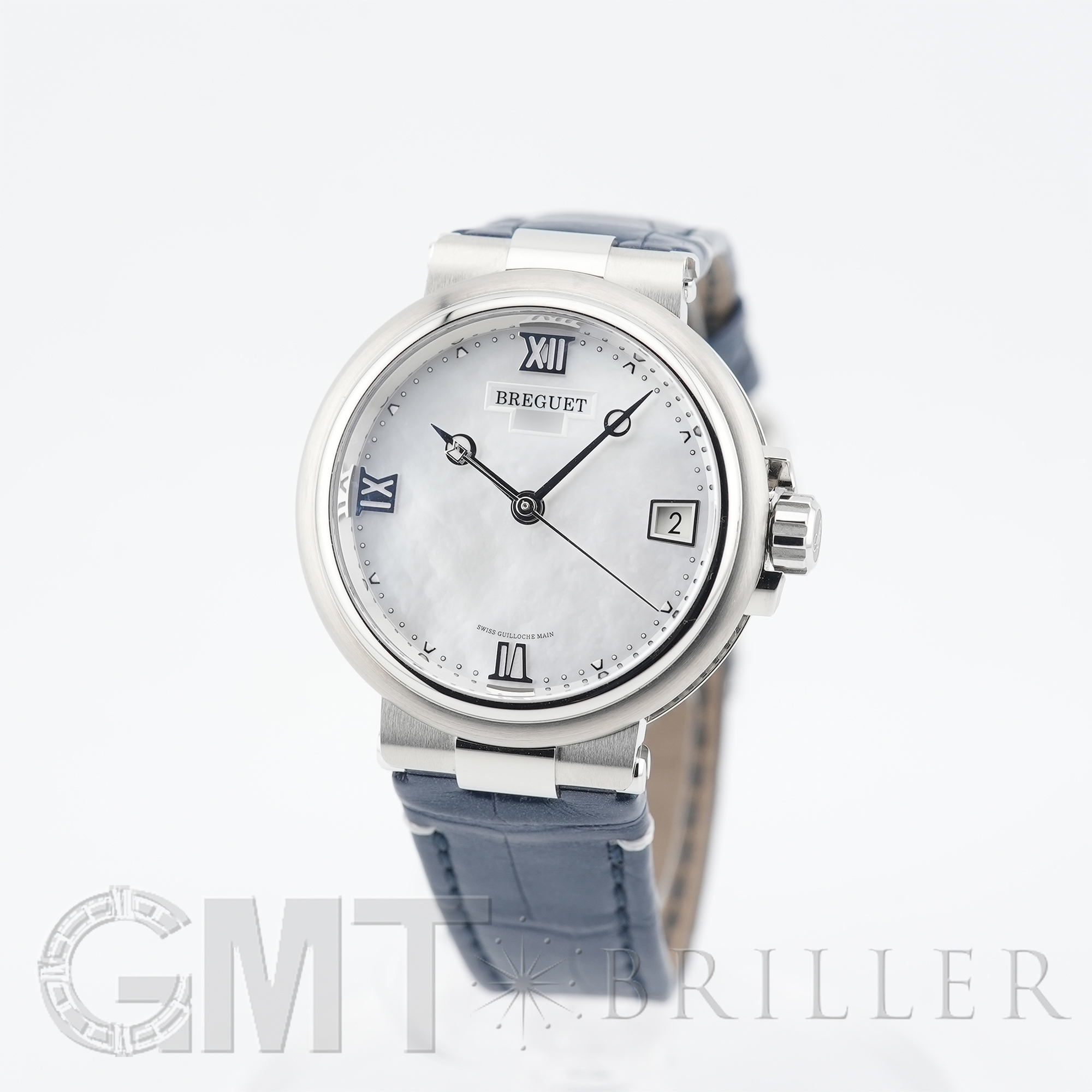 中古)BREGUET ブレゲ マリーン レディ 9517ST/5W/584【未使用品