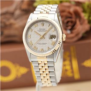 ROLEX ロレックス デイトジャスト 16233 アイボリーピラミッドローマ メイン