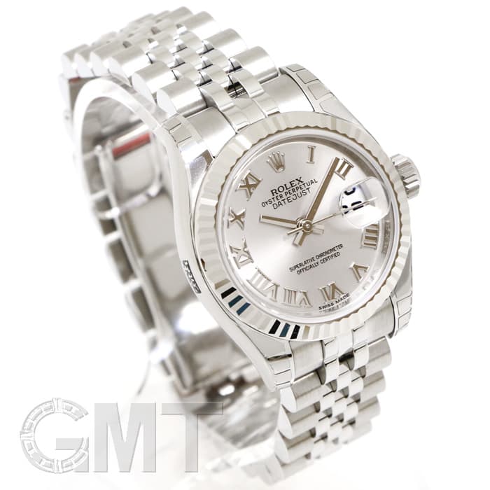 新品)ROLEX ロレックス デイトジャスト 179174 グレー ローマ（商品ID