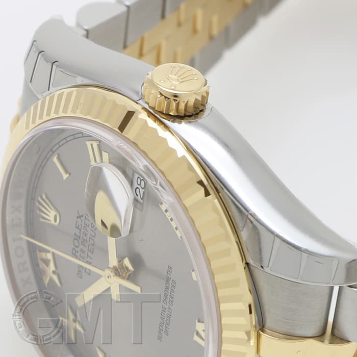 新品)ROLEX ロレックス デイトジャスト 116233 グレー ローマ