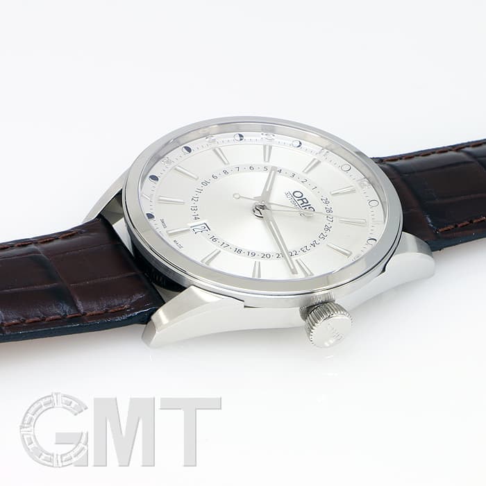 新品)ORIS オリス アーティックス ポインター ムーン デイト シルバー