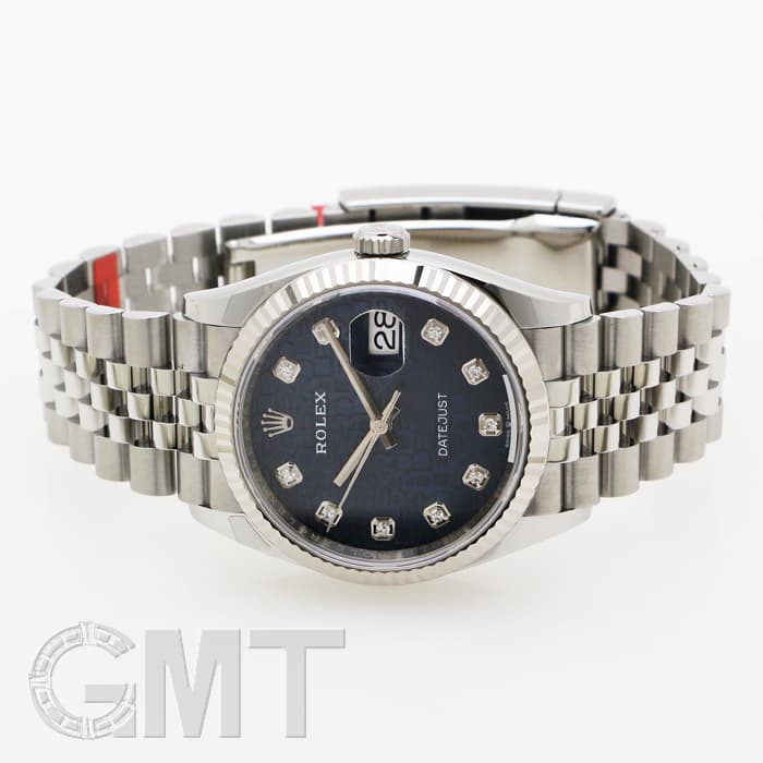 ROLEX デイトジャストコンビ10pダイヤ　メンズ36mm ロレックス デイトジャスト・コンビ 彫コンピュータ10Pダイヤ - 腕時計