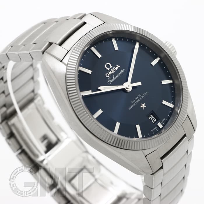 新品)OMEGA オメガ コンステレーション グローブマスター ブルー