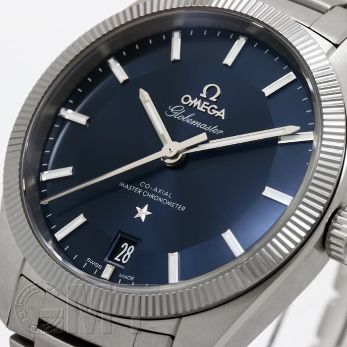 新品)OMEGA オメガ コンステレーション グローブマスター ブルー