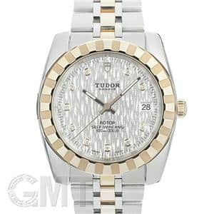 TUDOR チューダー クラシックデイト38 21013G シルバーモザイク 10Pダイヤ メイン