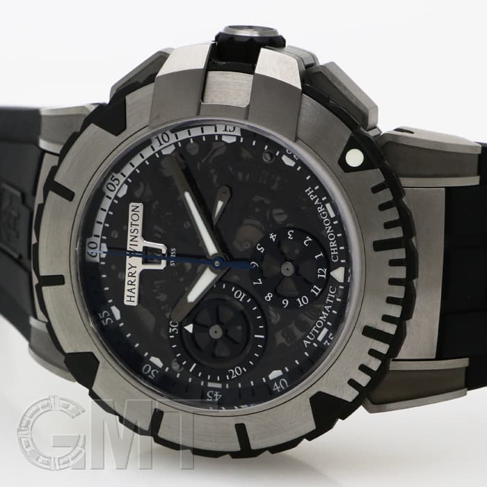 中古)HARRY WINSTON ハリー・ウィンストン オーシャン スポーツ クロノ