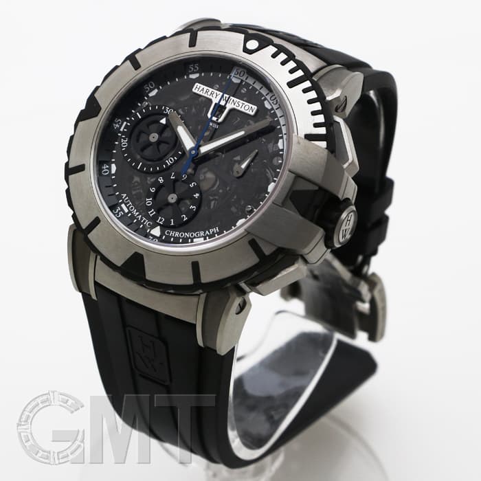 中古)HARRY WINSTON ハリー・ウィンストン オーシャン スポーツ クロノ