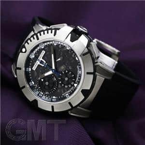 ハリーウィンストン ラバーベルト 時計 ブラック 中古)HARRY WINSTON ハリー・ウィンストン オーシャン スポーツ クロノ