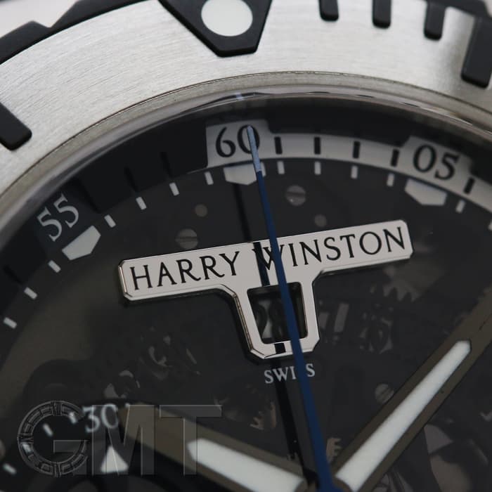 中古)HARRY WINSTON ハリー・ウィンストン オーシャン スポーツ クロノ