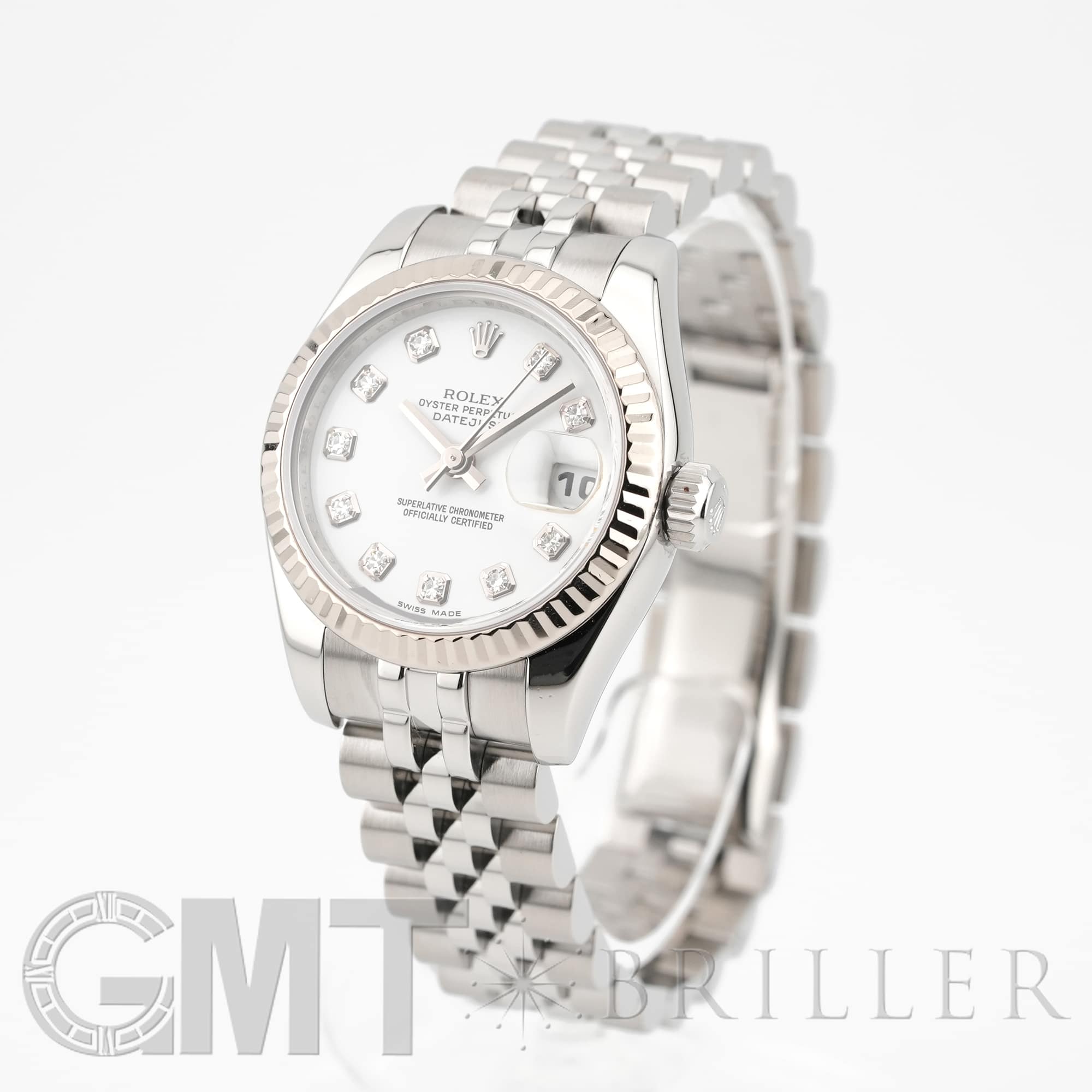 中古)ROLEX ロレックス デイトジャスト 179174G ホワイト（商品ID
