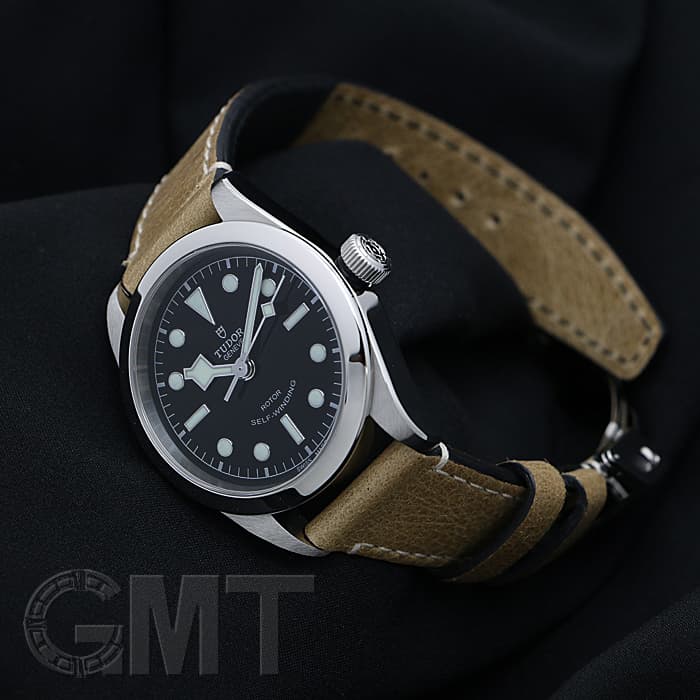 中古)TUDOR チューダー ヘリテージブラックベイ 36 79500 レザー