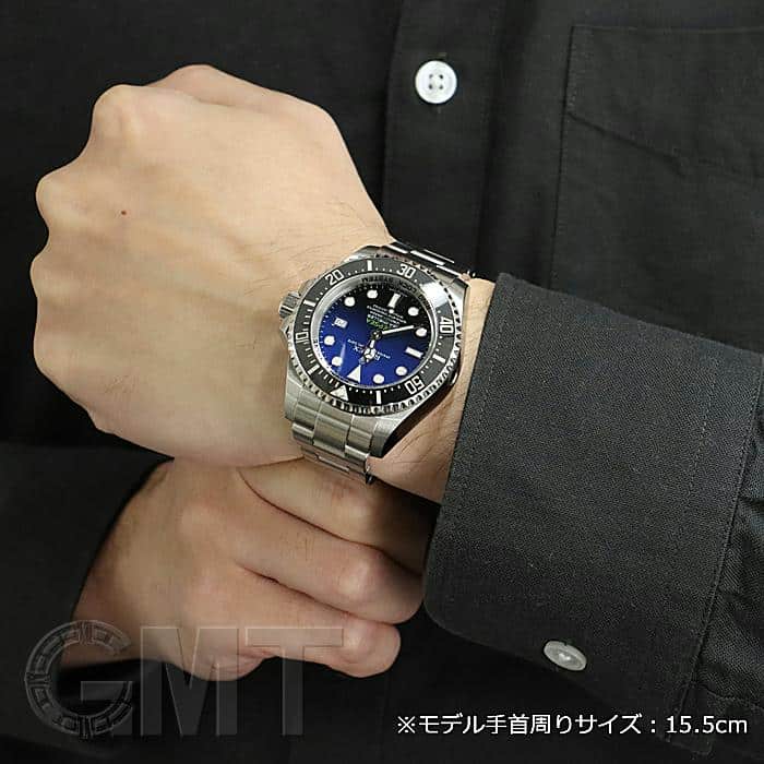 稼働美品*ギャラ付*ロレックス ディープシー 116660 メンズ ブラック 