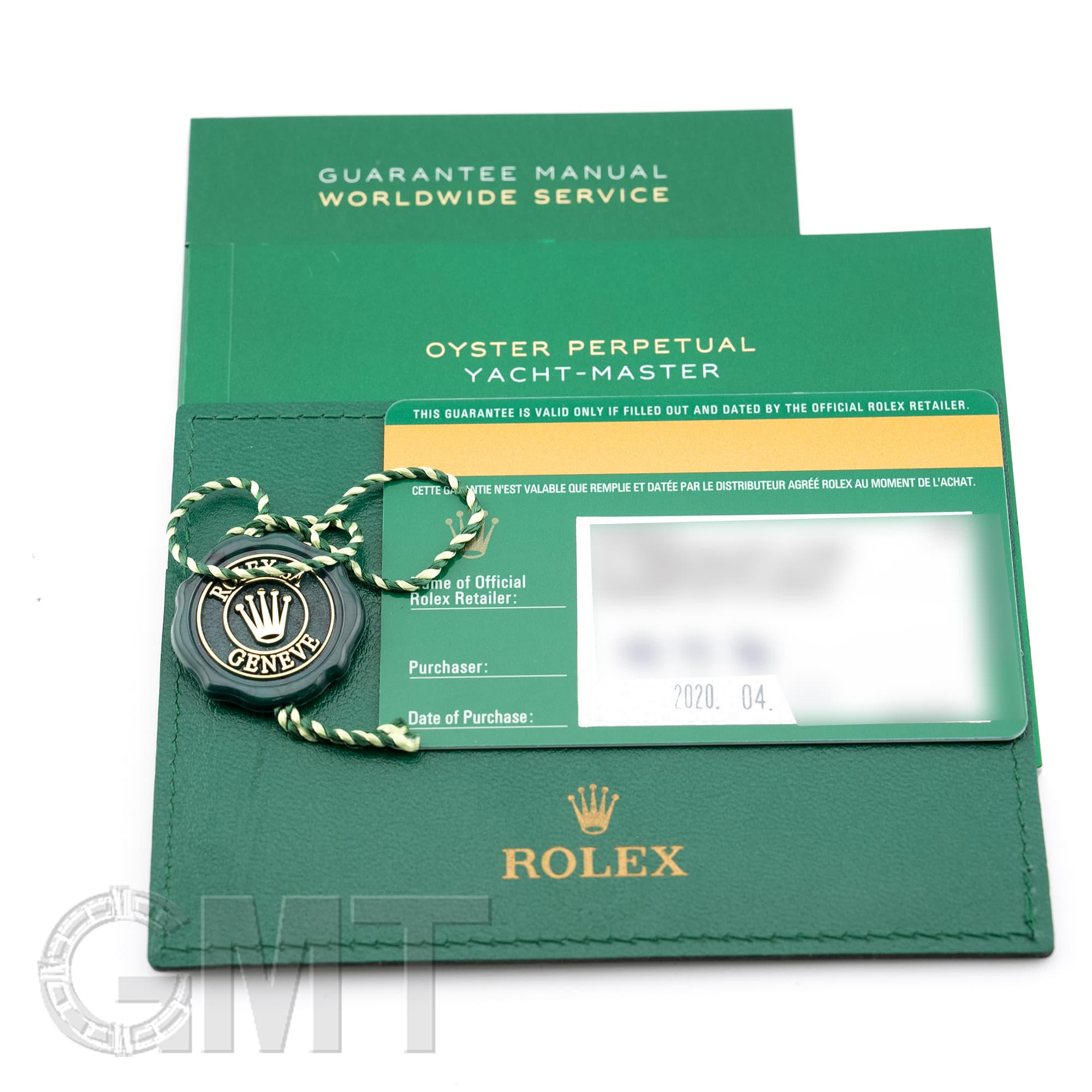 ロレックス箱 SGMTマスター用取説英語表記2021.01付属品セット BOX