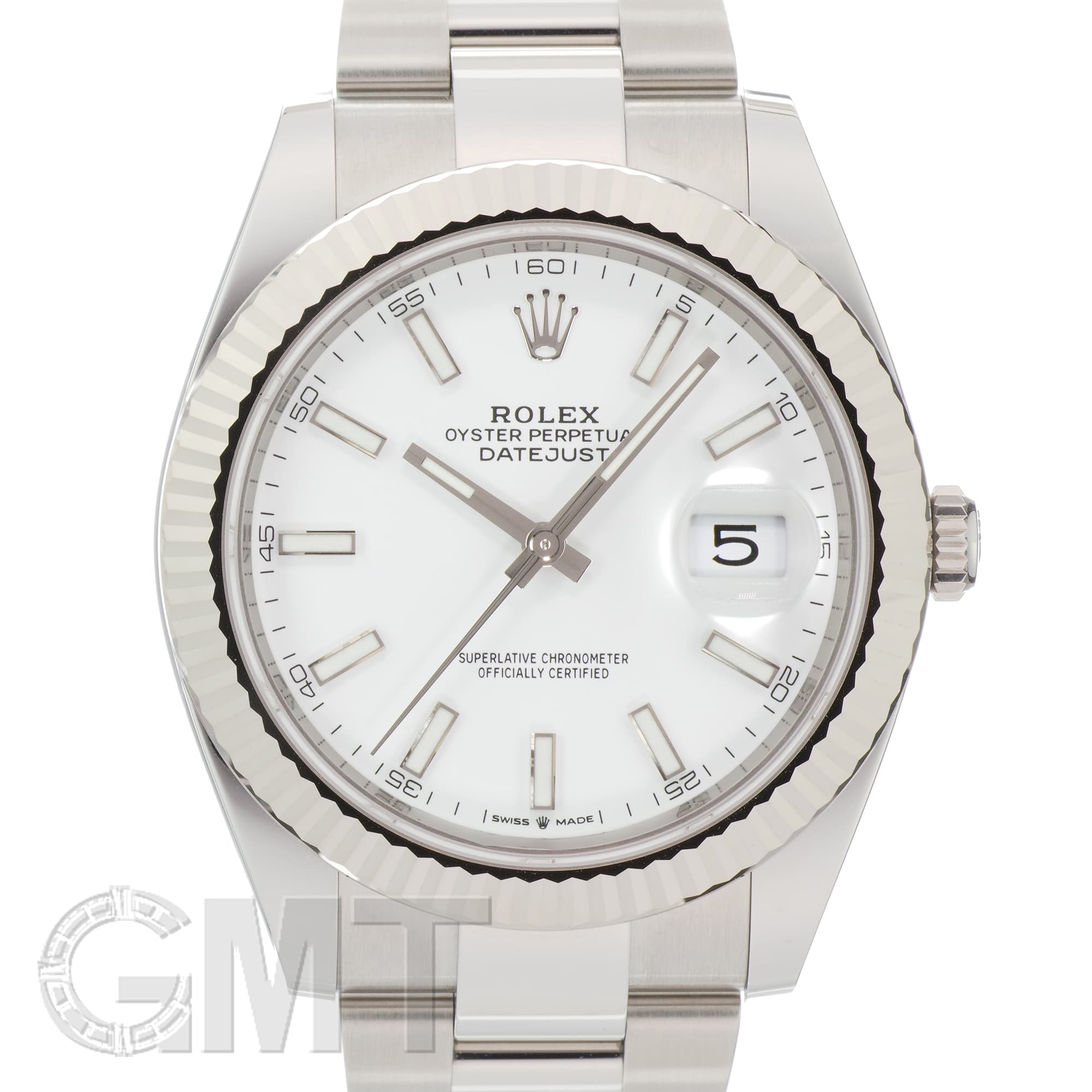 中古)ROLEX ロレックス デイトジャスト 41 126334 ホワイト オイスター