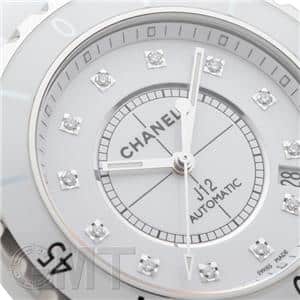 新品)CHANEL シャネル J12 H1629 ホワイトセラミック 12Pダイヤ 38mm