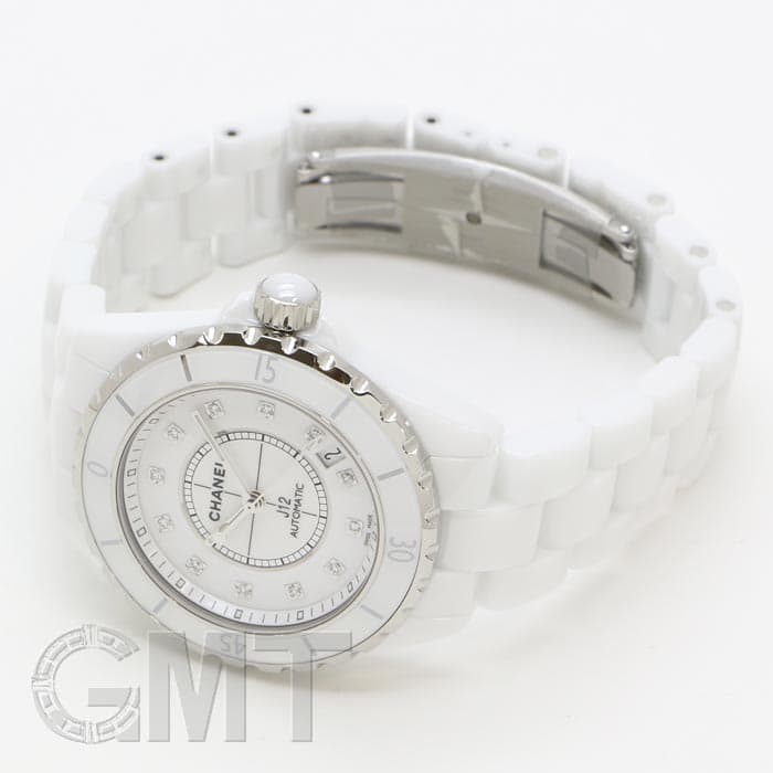 マイコー　CHANEL J12 12Pダイア シャネル J12ホワイトセラミック 12Pダイヤ メンズ 正規品 - 腕時計