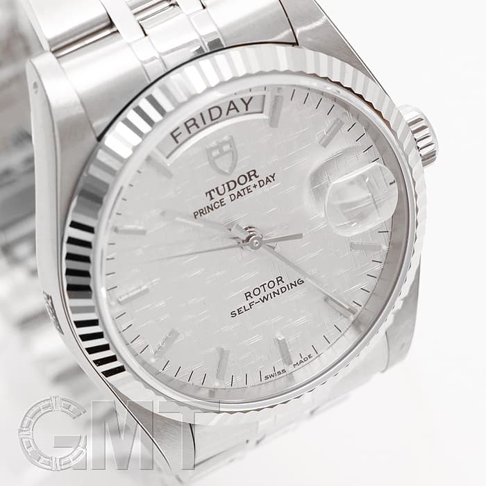 新品)TUDOR チューダー プリンス デイトデイ M76214 シルバーモザイク