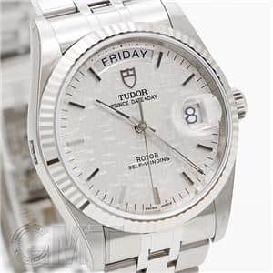 新品)TUDOR チューダー プリンス デイトデイ M76214 シルバーモザイク