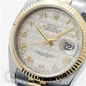 ROLEX ロレックス デイトジャスト 116233 アイボリー ピラミッド ローマ メイン