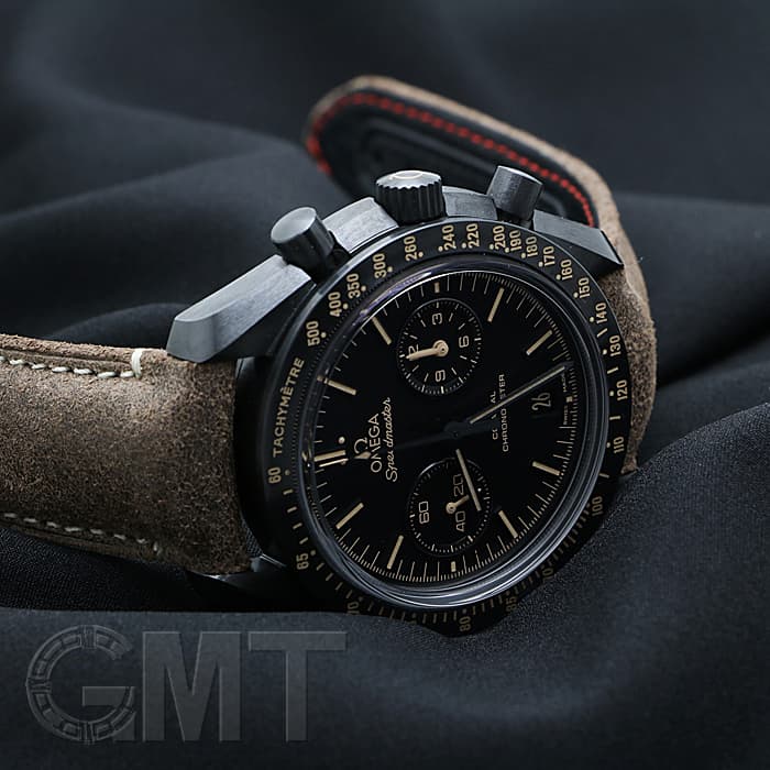 不動品　オメガ 中古)OMEGA オメガ スピードマスター ムーンウォッチ ダークサイド