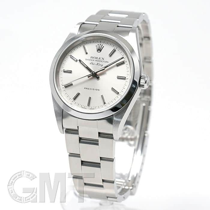 値下げOK ロレックス　エアキング 14000 シルバー 中古)ROLEX ロレックス エアキング 14000 シルバー（商品ID