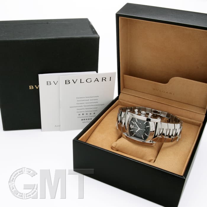 中古)BVLGARI ブルガリ アショーマ クロノグラフ AA44C14SSDCH（商品ID