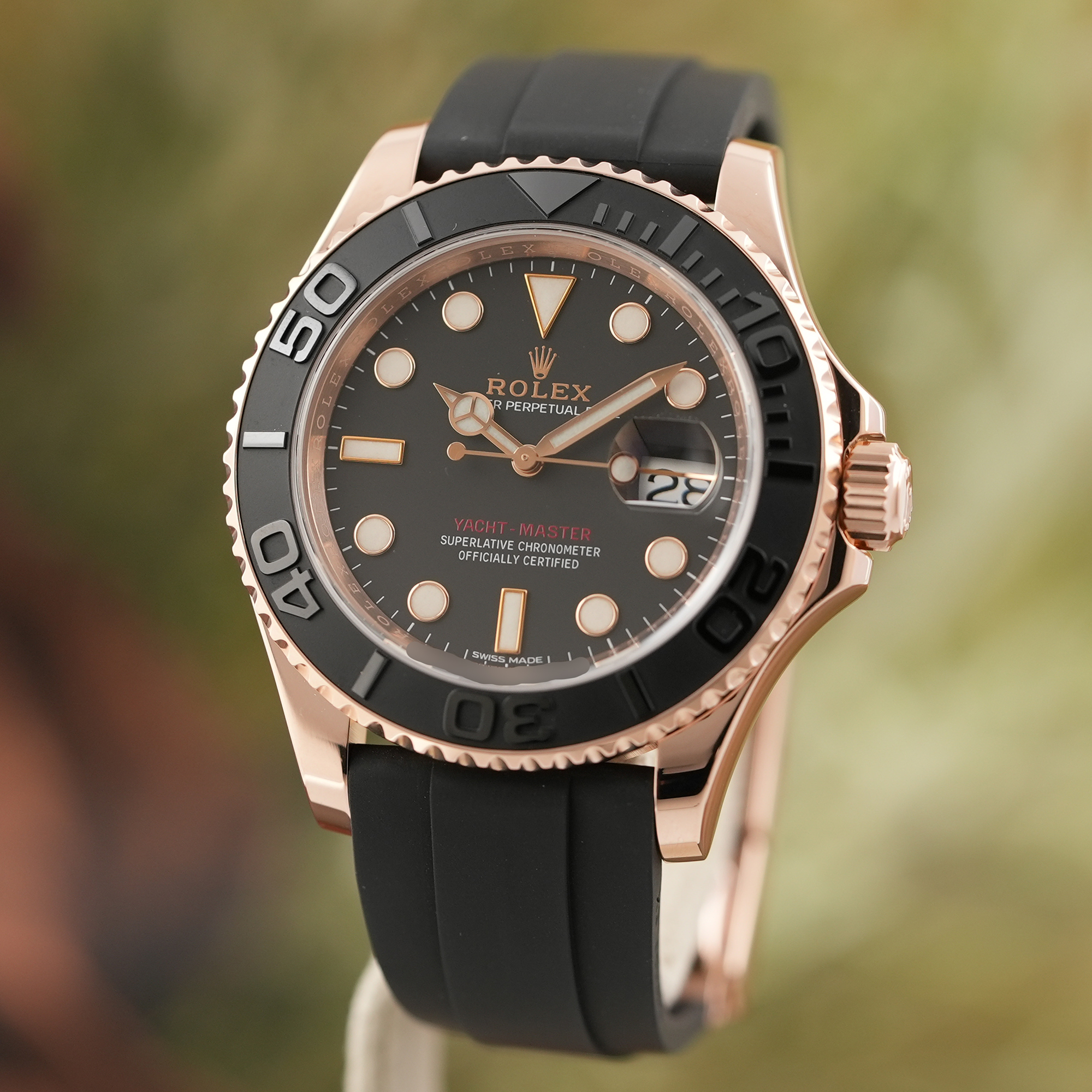 中古)ROLEX ロレックス ヨットマスター 40 116655 ブラック（商品ID