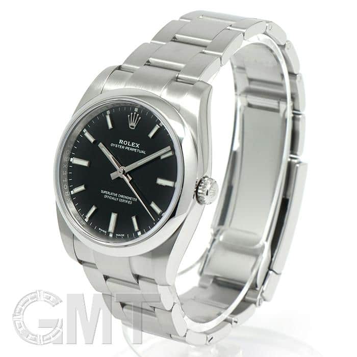 中古)ROLEX ロレックス オイスターパーペチュアル 34 114200 ブラック