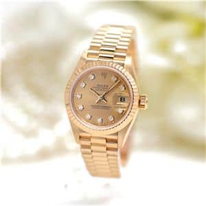 中古)ROLEX ロレックス デイトジャスト 69178G シャンパン（商品ID