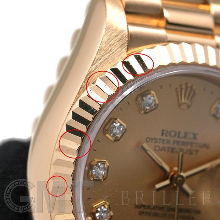 中古)ROLEX ロレックス デイトジャスト 69178G シャンパン（商品ID