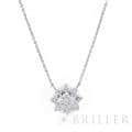 HARRY WINSTON ハリー・ウィンストン サンフラワー ペンダント スモール ネックレス プラチナ ダイヤモンド PEDPNASMSF