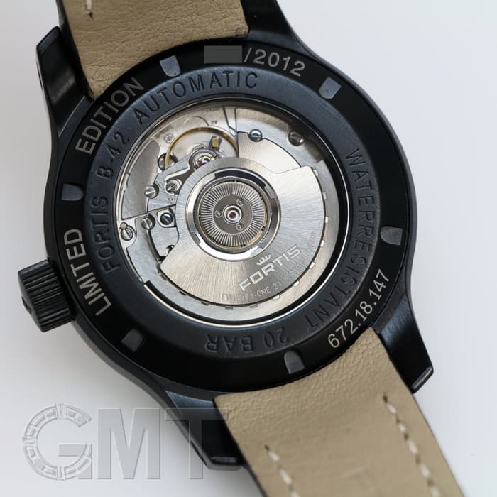 新品)FORTIS フォルティス フリーガー B-42 フリーガーブラック GMT