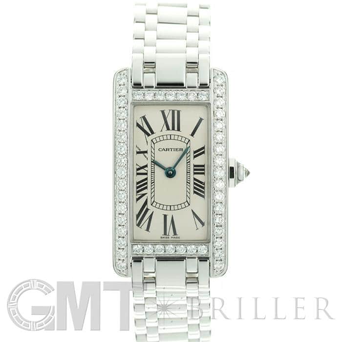 中古)CARTIER カルティエ タンク アメリカン SM ホワイトゴールド