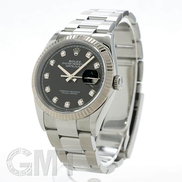 中古)ROLEX ロレックス デイトジャスト 36 126234G ブラック 10P 中古)ROLEX ロレックス デイトジャスト 36 126234G ブラック 10P