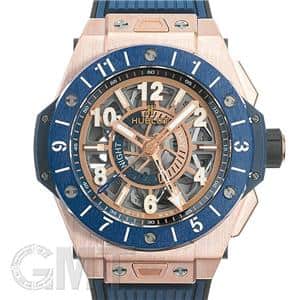 HUBLOT ウブロ ビッグバン ウニコ GMT キングゴールド ブルーセラミック 471.OL.7128.RX メイン