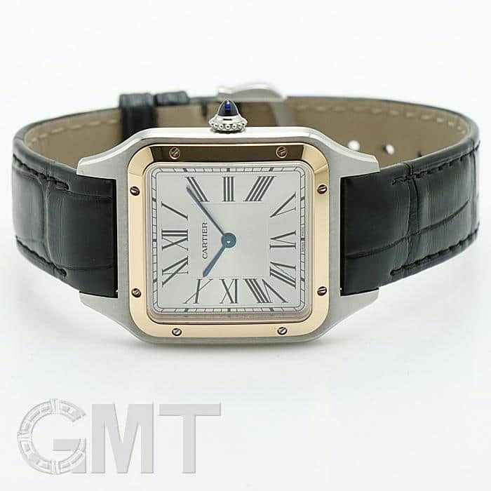 カルティエ CARTIER W2SA0011 サントスデュモンLM PGベゼル クォーツ レディース _952375 Cartier - カルティエ CARTIER W2SA0011 サントスデュモンLM PGベゼル