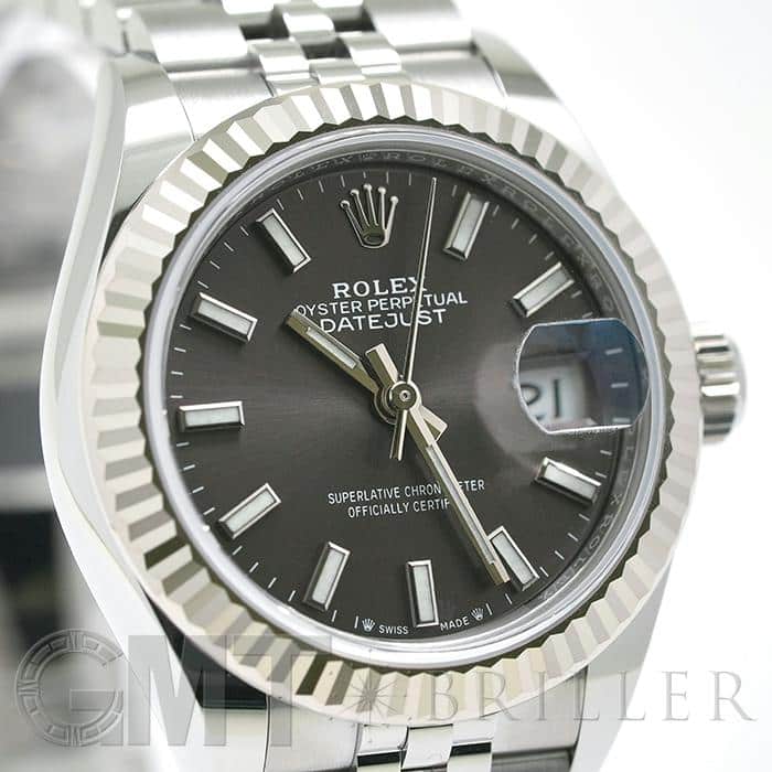 中古 ロレックス ROLEX 279174 ランダムシリアル ダークグレー レディース 腕時計 ROLEX - 中古 ロレックス ROLEX 279174 ランダムシリアル グレー